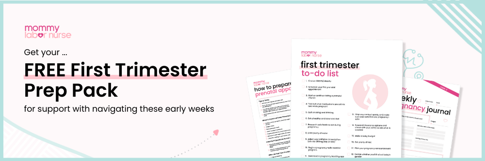 First Trimester Prep Pack Form Image